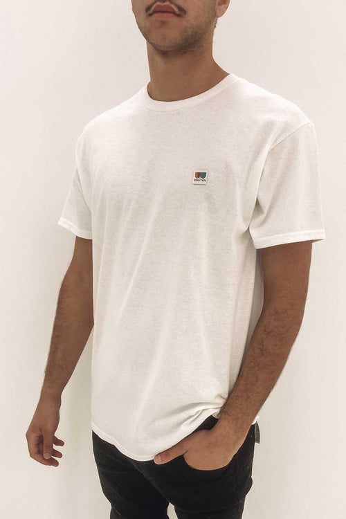 Alton Short Sleeve Standard Tee White