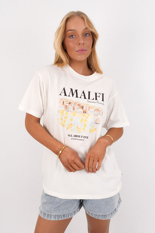 Amalfi Relaxed Tee Vintage White