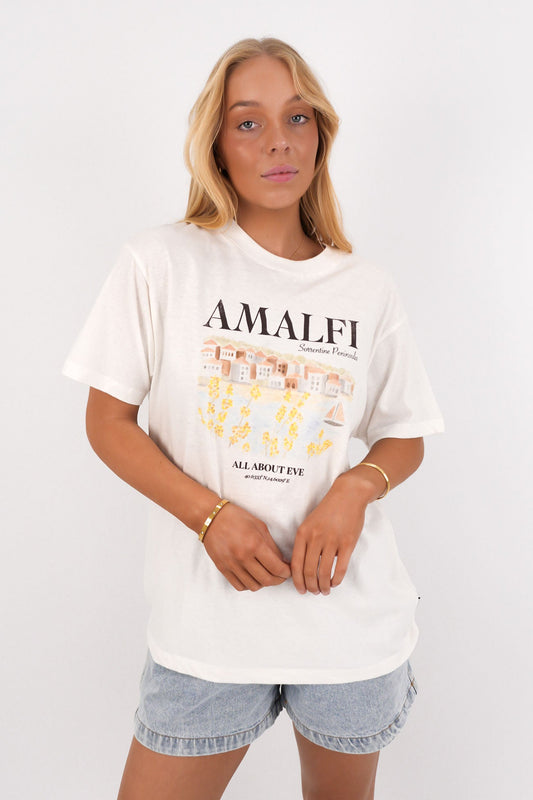 Amalfi Relaxed Tee Vintage White