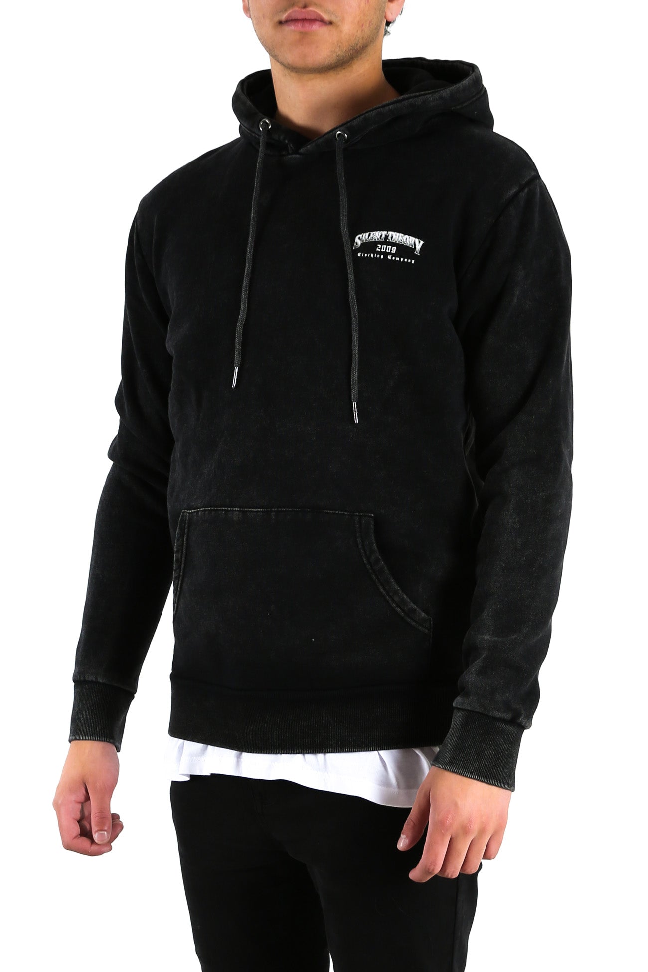 American Eagle Hoody Washed Black