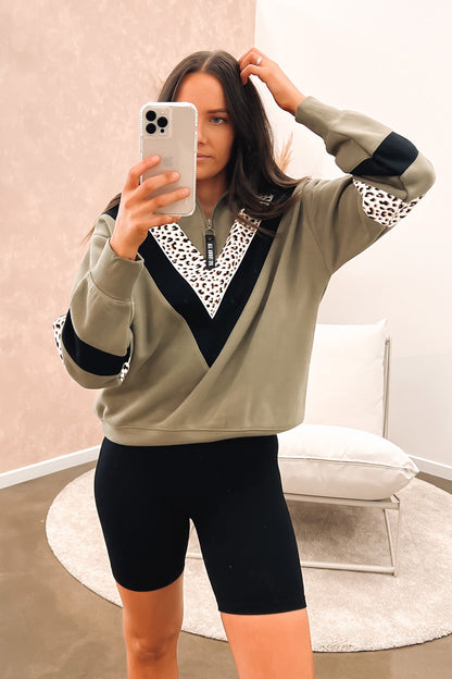 Anderson 1/4 Zip Khaki
