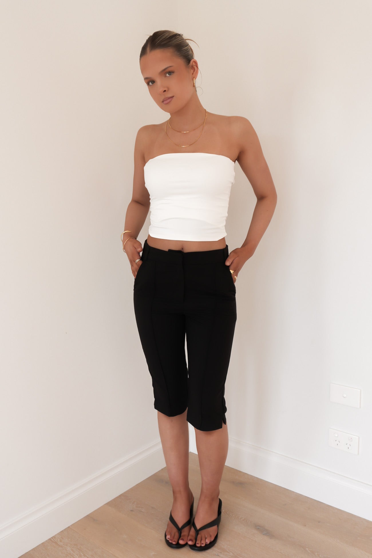 Anna Capri Pant Black