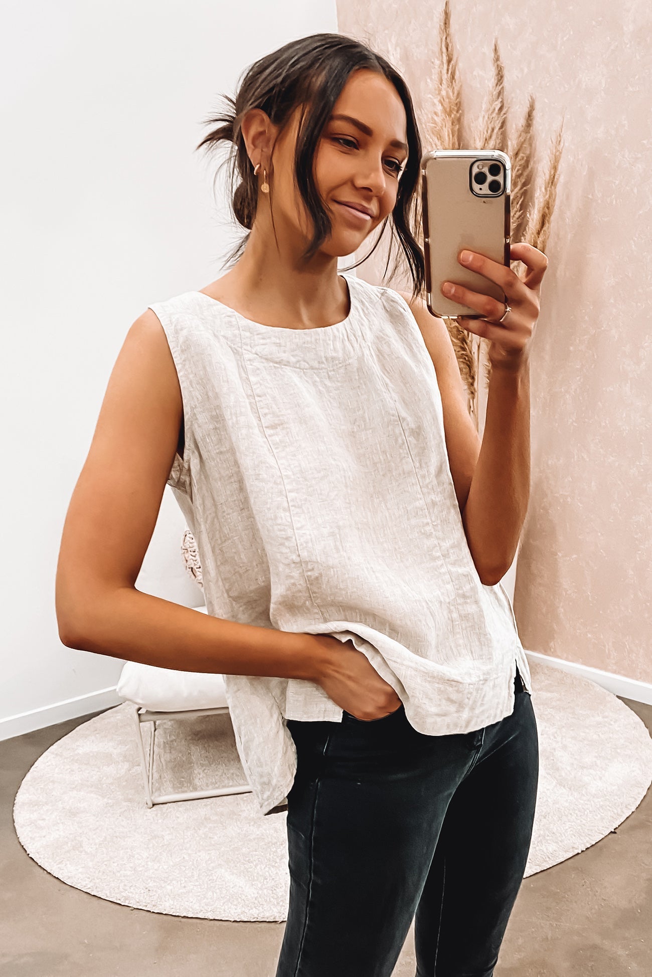 Anna Top Beige