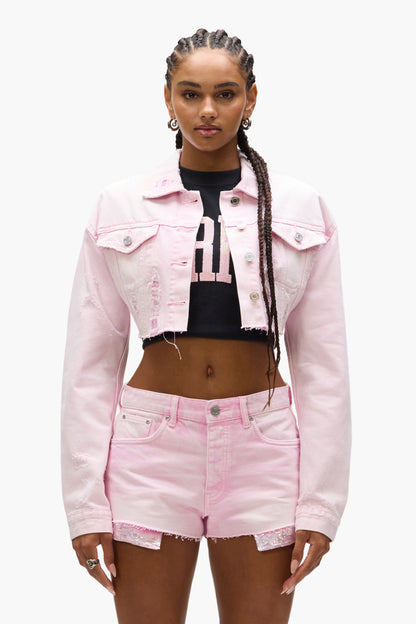 Sequin Cropped Jacket