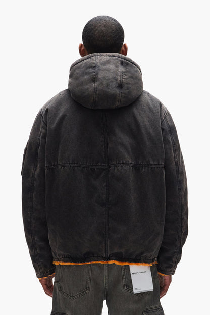 Purple X Alpha Industries Bomber