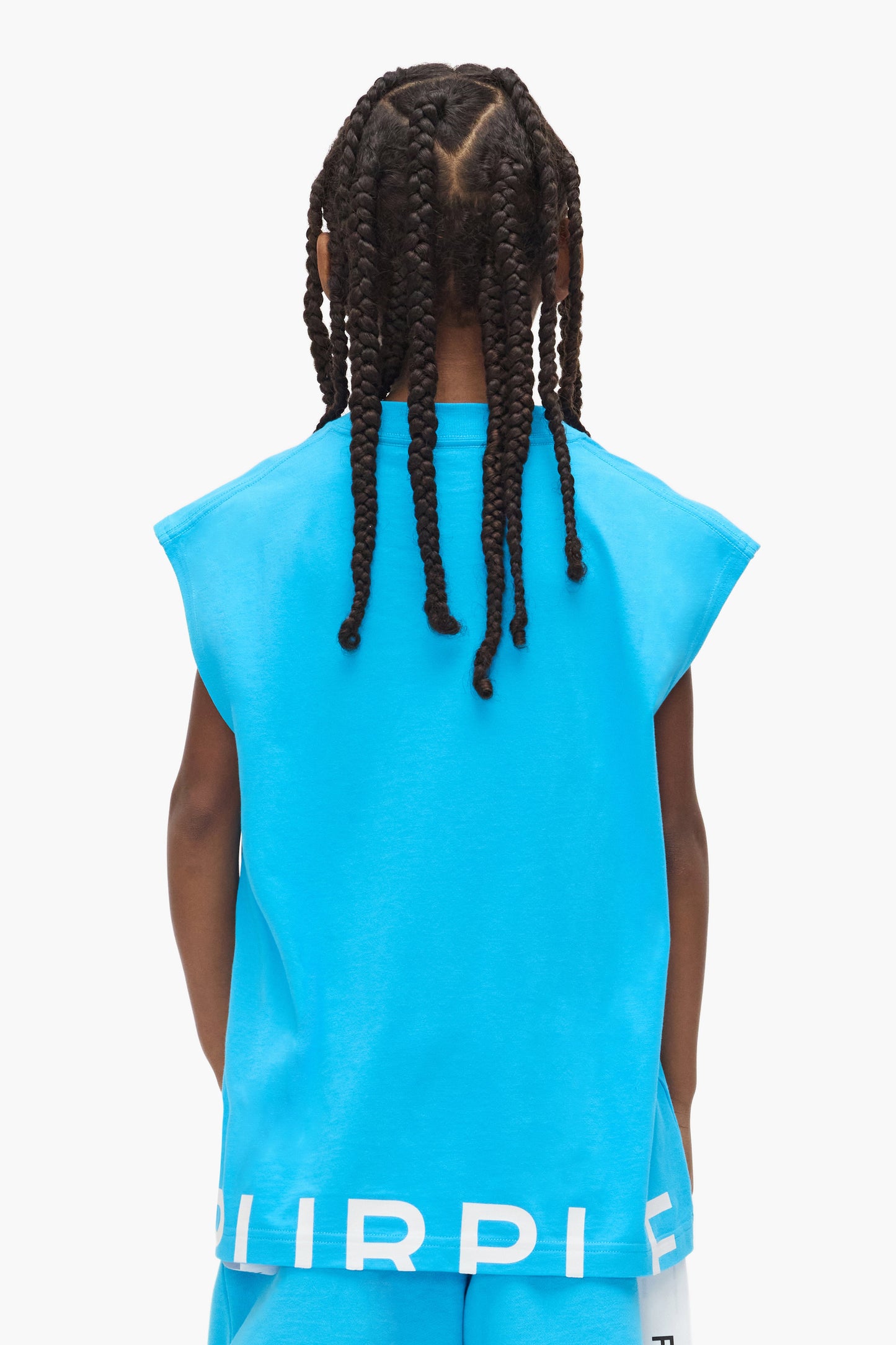 Kids' Wordmark Cut Tank Top