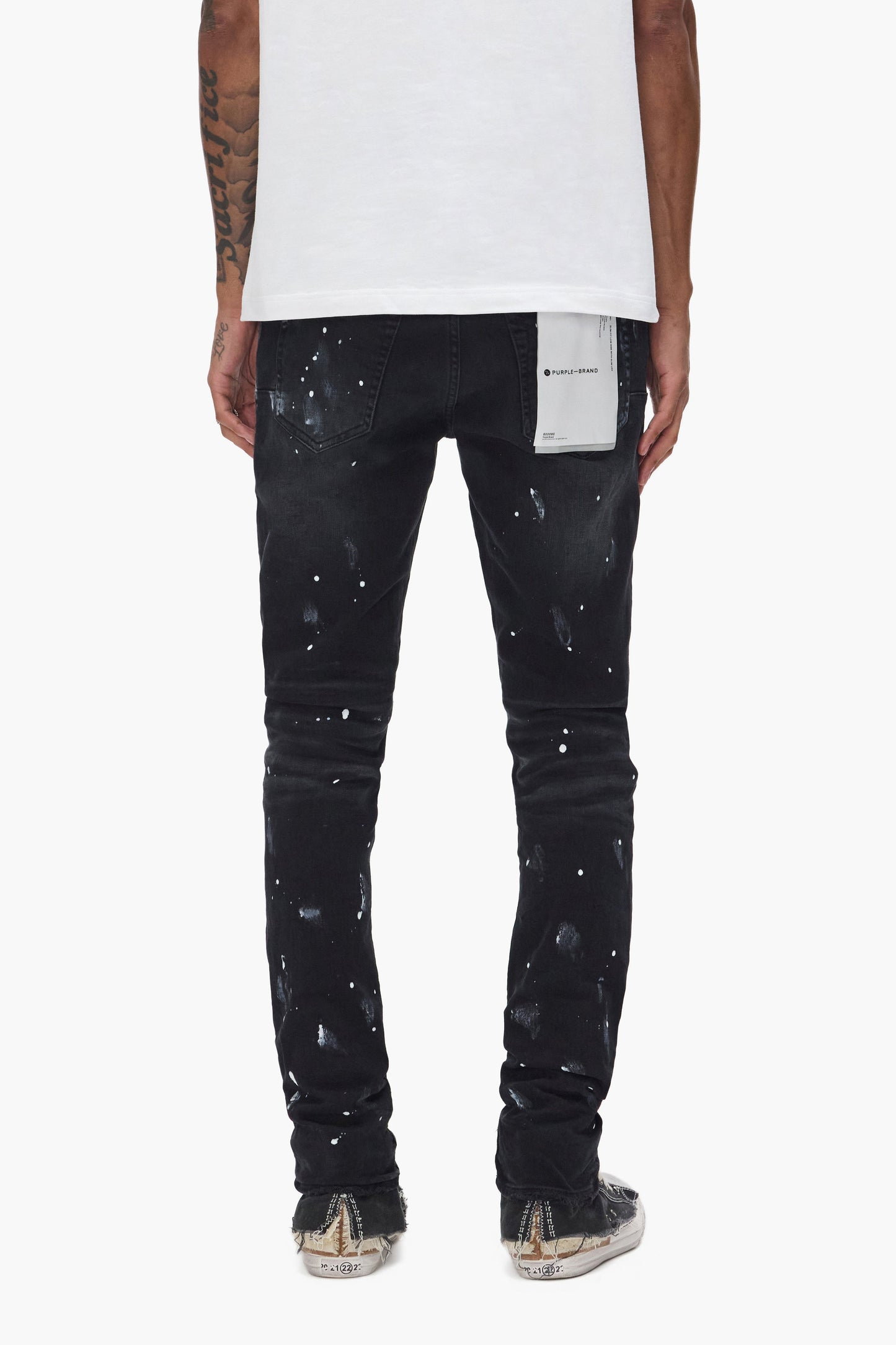 P001 Black Resin Knee Slit