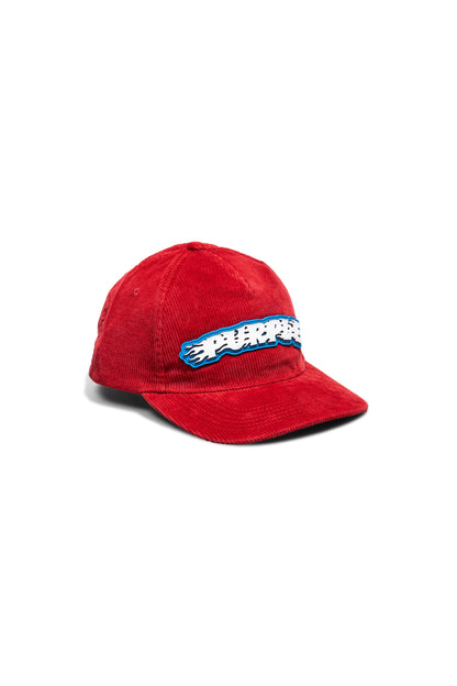 Purple Flames Logo Corduroy Hat