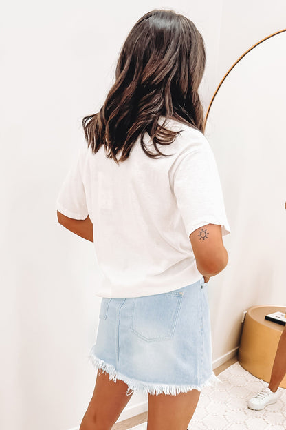 AAE Linen Tee White