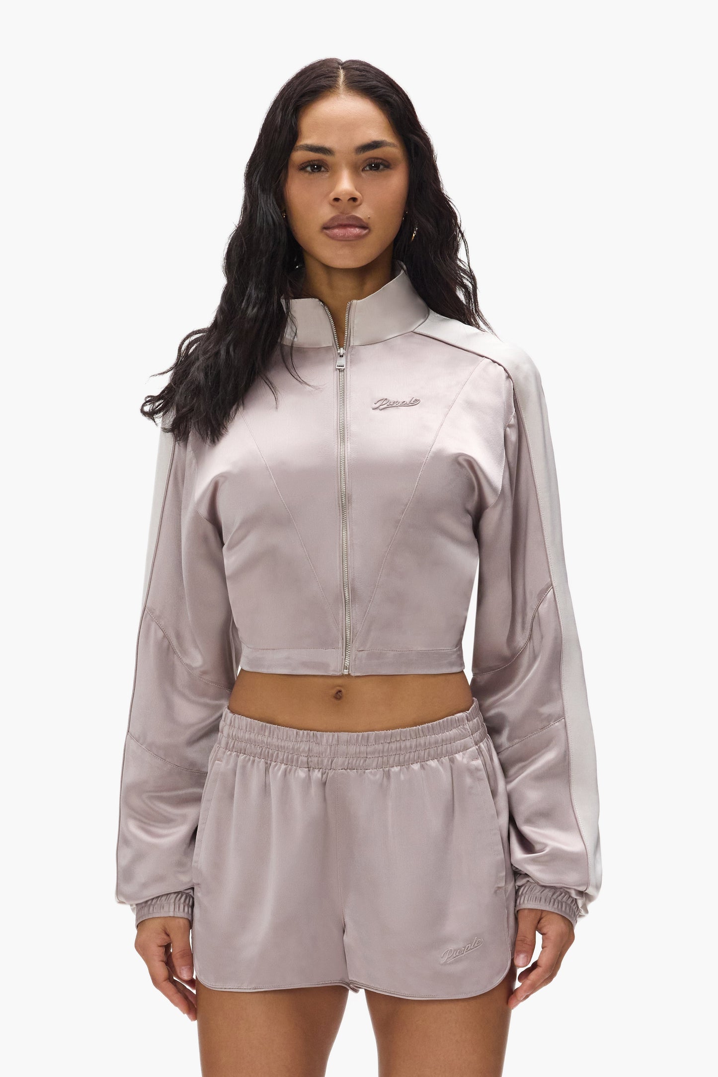 Satin Track Jacket