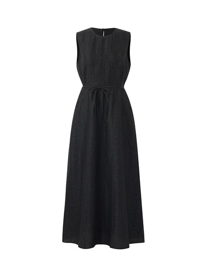 18 Momme Xiang Yun Silk Women Vest Midi Dress