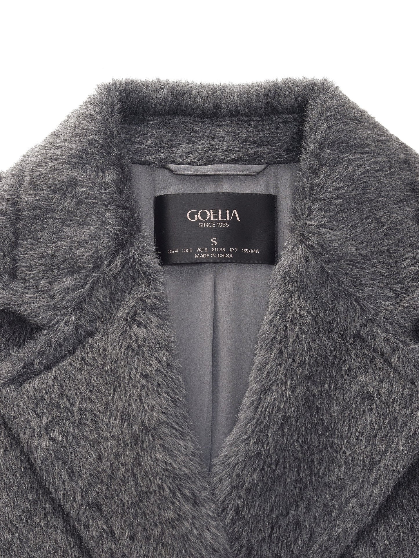 Brushed Alpaca Wool Blend Unisex Overcoat