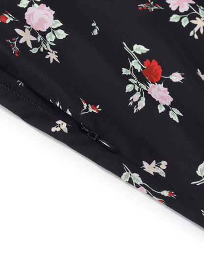 16MM Mulberry Silk Floral Print Women Skirt