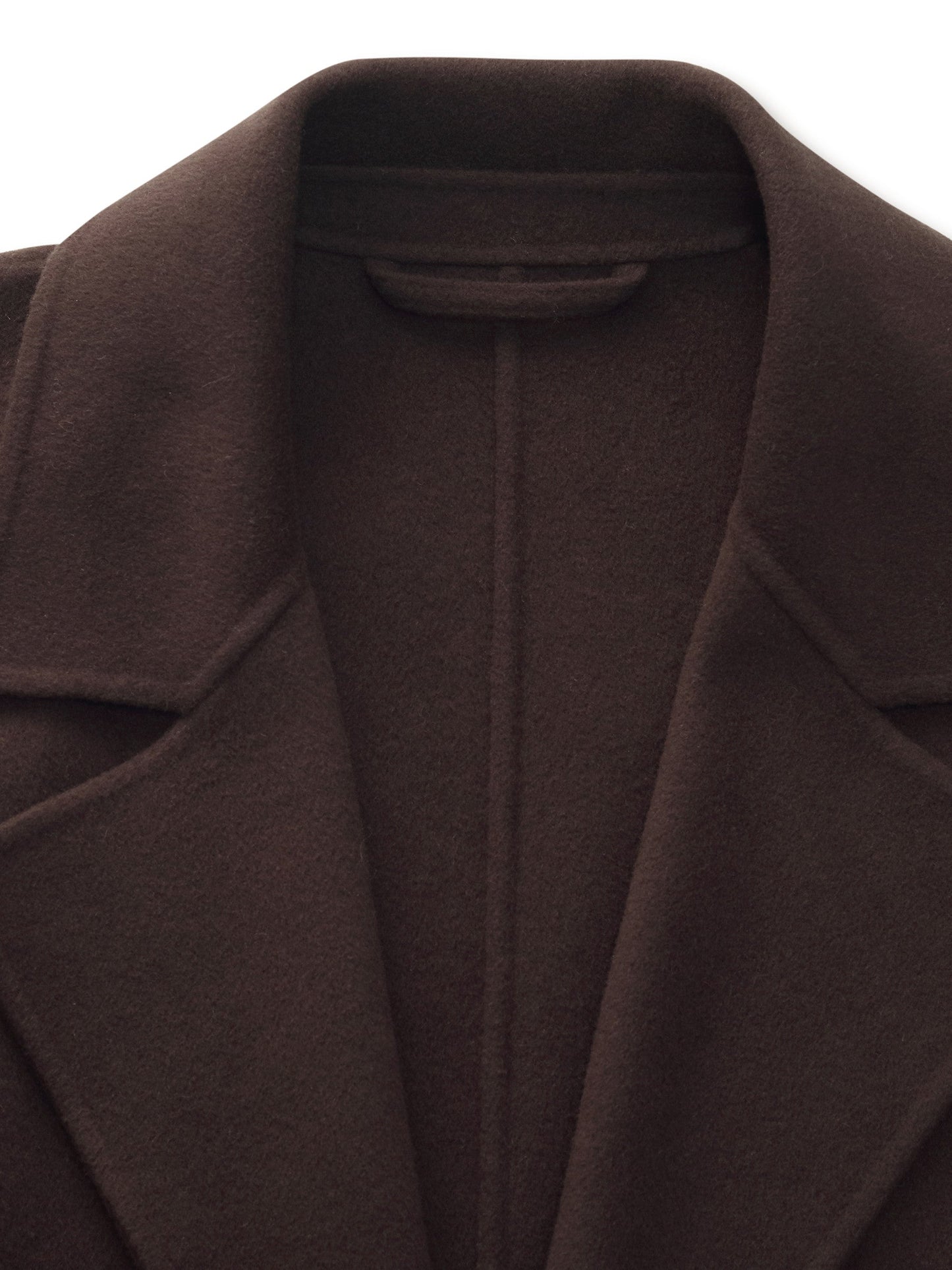 Cashmere Wool Blend Double-Faced Unisex Wrap Overcoat