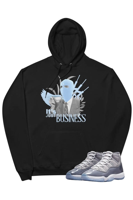 Air Jordan 11 "It's Just Business" Hoodie Cool Grey