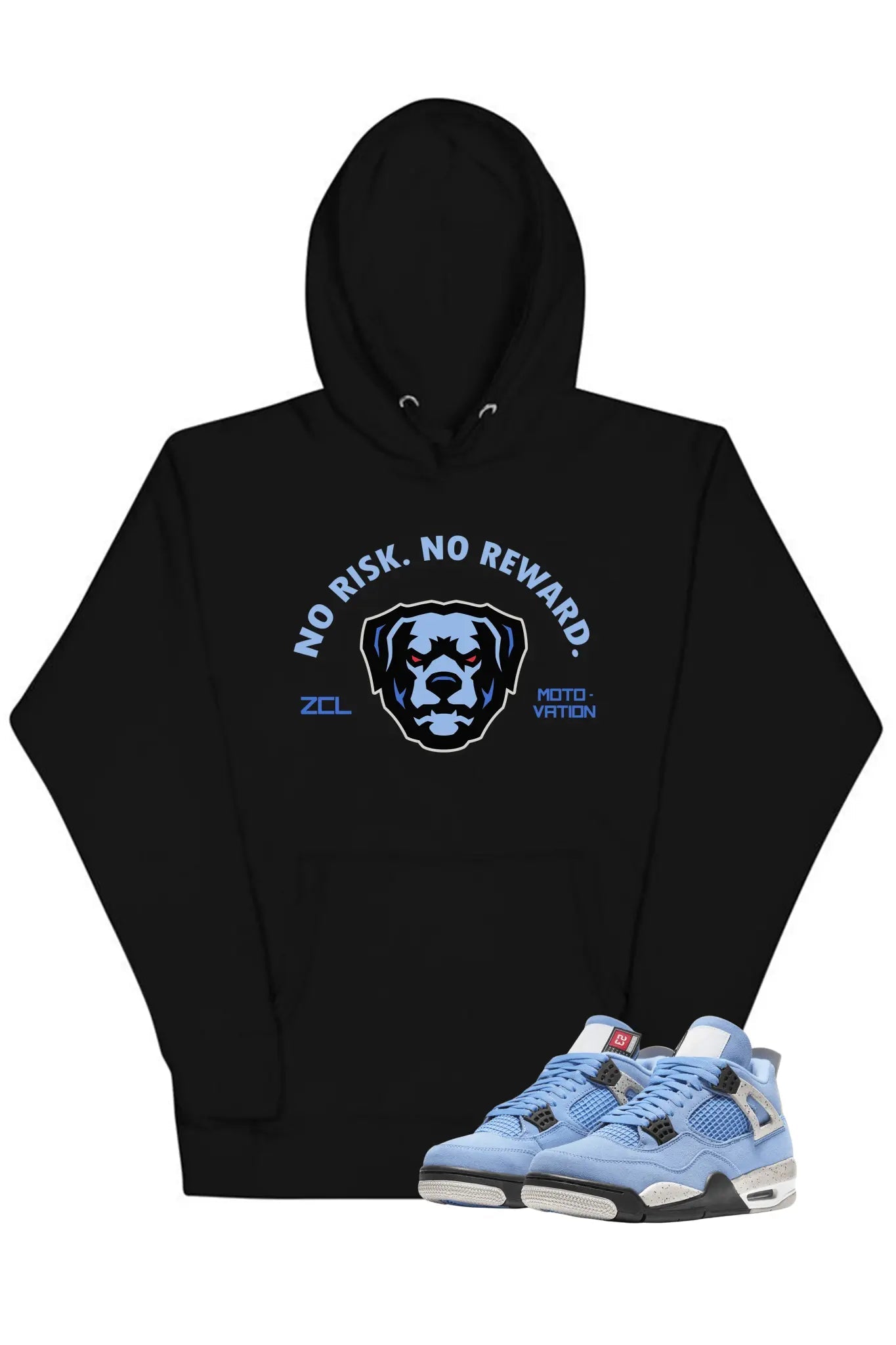 Air Jordan 4 SE "No Risk No Reward" Hoodie (University Blue)
