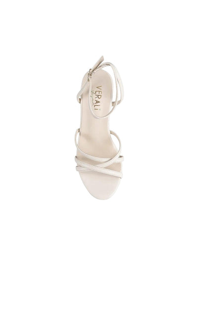Amore Strappy Wedges Bone Smooth
