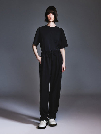 Machine Washable Wool Blend Unisex Straight Leg Pants