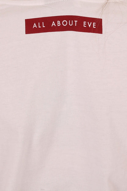 All About Eve Label Tee White