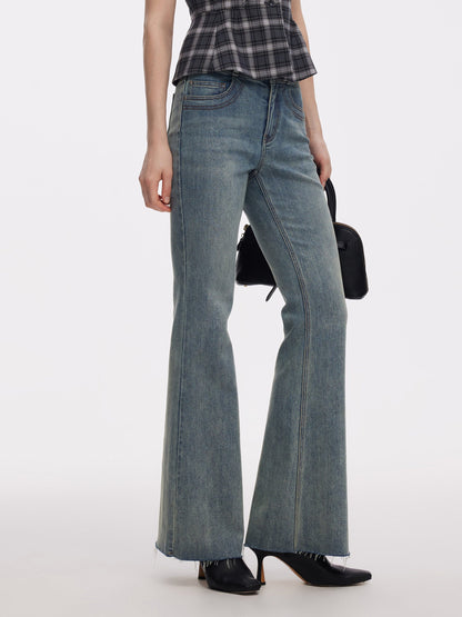 Denim High-Waisted Women Flared Jeans