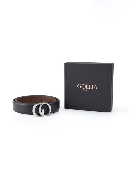GO Letter Women Leather Belt Size Medium