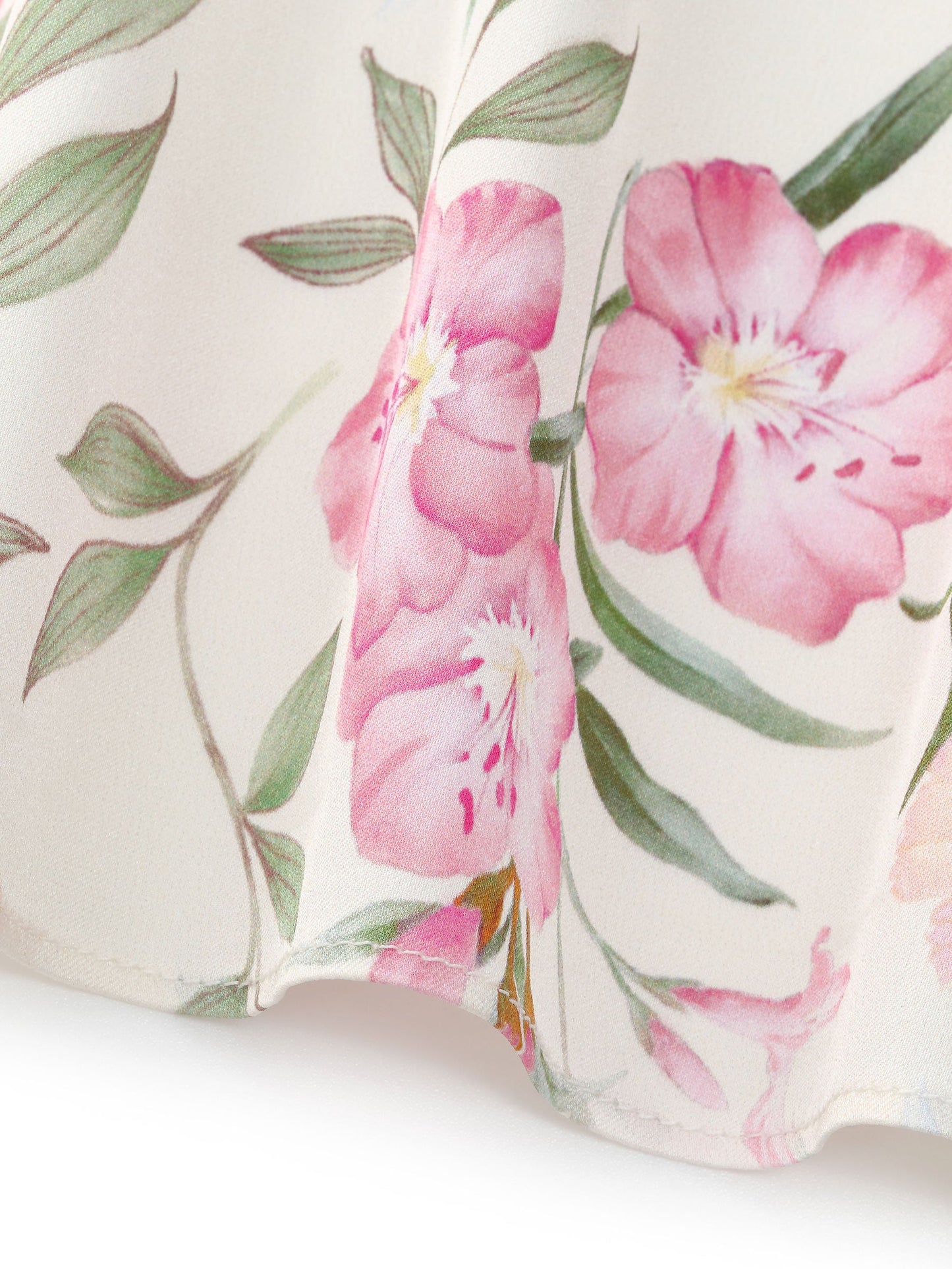 19MM Mulberry Silk Floral Print Women Skirt