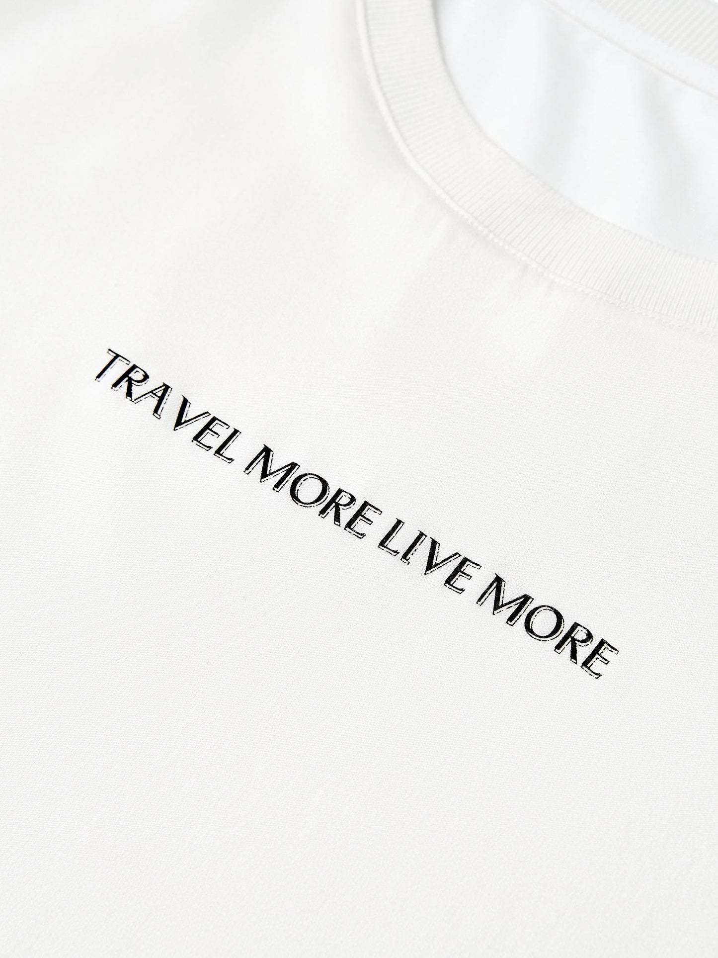 22MM Mulberry Silk Tencel Blend Women Letter Print T-Shirt