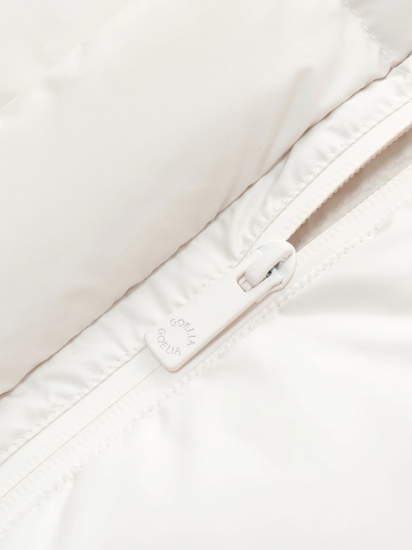 Hooded Zip-Up Goose Down Jacket