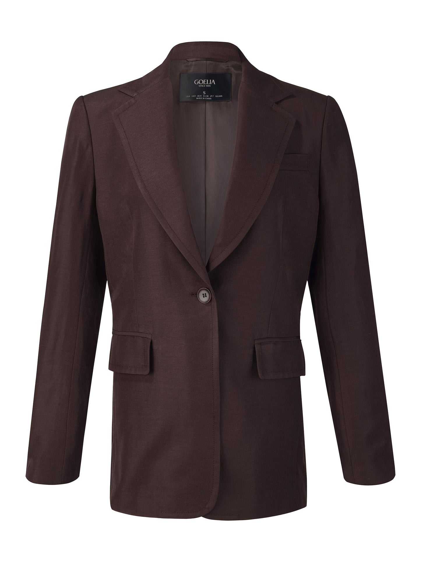 Tencel Acetate Linen Blend Women Blazer