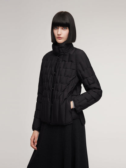 Lightweight Goose Down Jacket With Packable Storage Bag