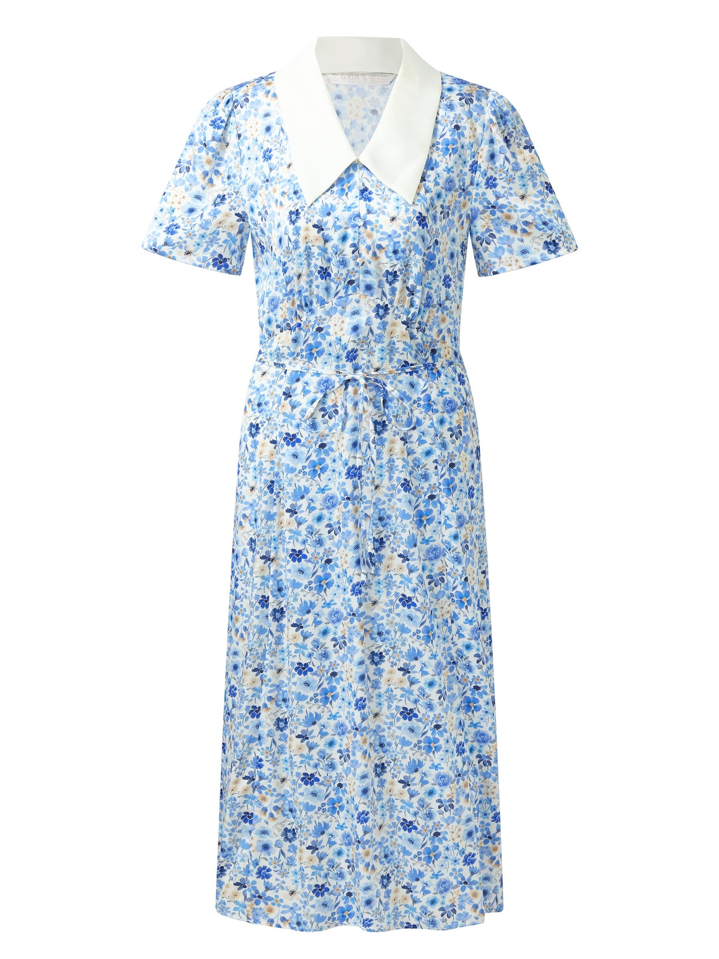 19MM Mulberry Silk Floral Print Women Midi Dress