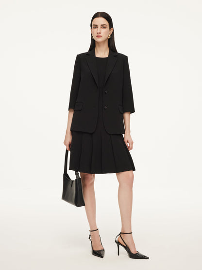 Triacetate Blend H-Line Women Blazer