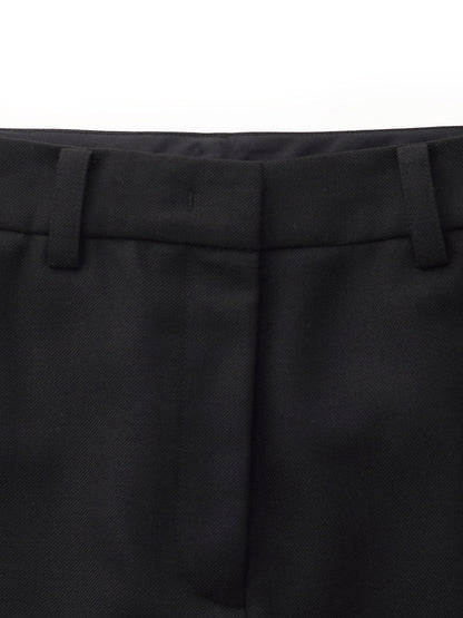 Wool Blend Women Full Length Pants