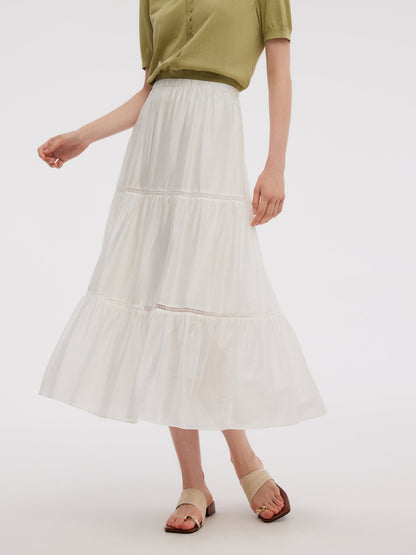 Tencel Blend Women A-Line Skirt
