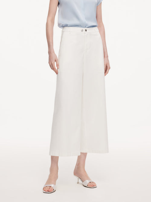 Denim Adjustable Waist Women Ankle-Length Jeans