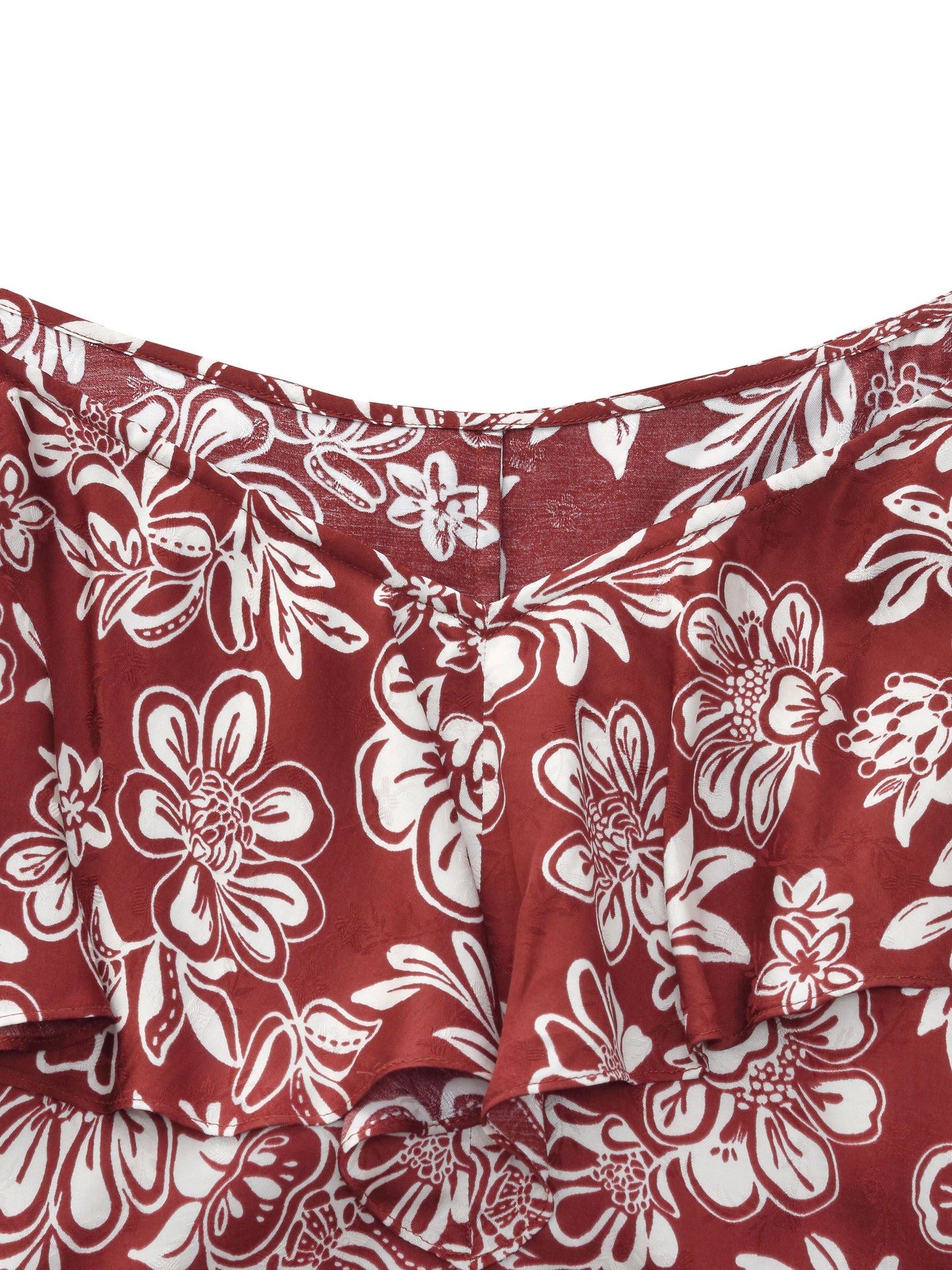 Marigold Floral Print Cold Shoulder Women Strap Maxi Dress