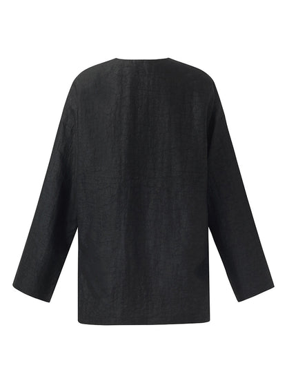 18 Momme Xiang Yun Silk Diagonal Placket Women Jacket