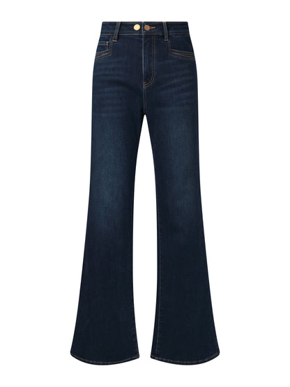 Denim Fleece Lined Women Flared Jeans