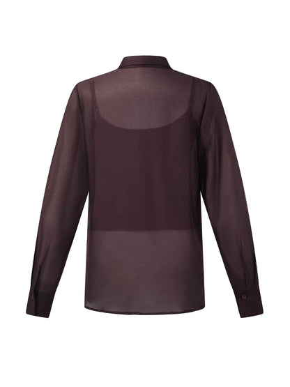 [Preview] Tie Front Women Shirt With Camisole