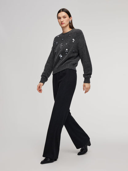 Stretch Loose Straight Leg Women Pants