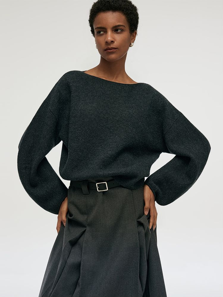 Cashmere Drop Shoulder Women Sweater