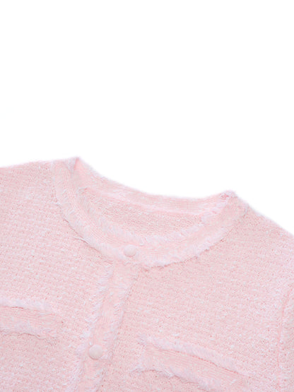 Frayed Edge Women Knit Top