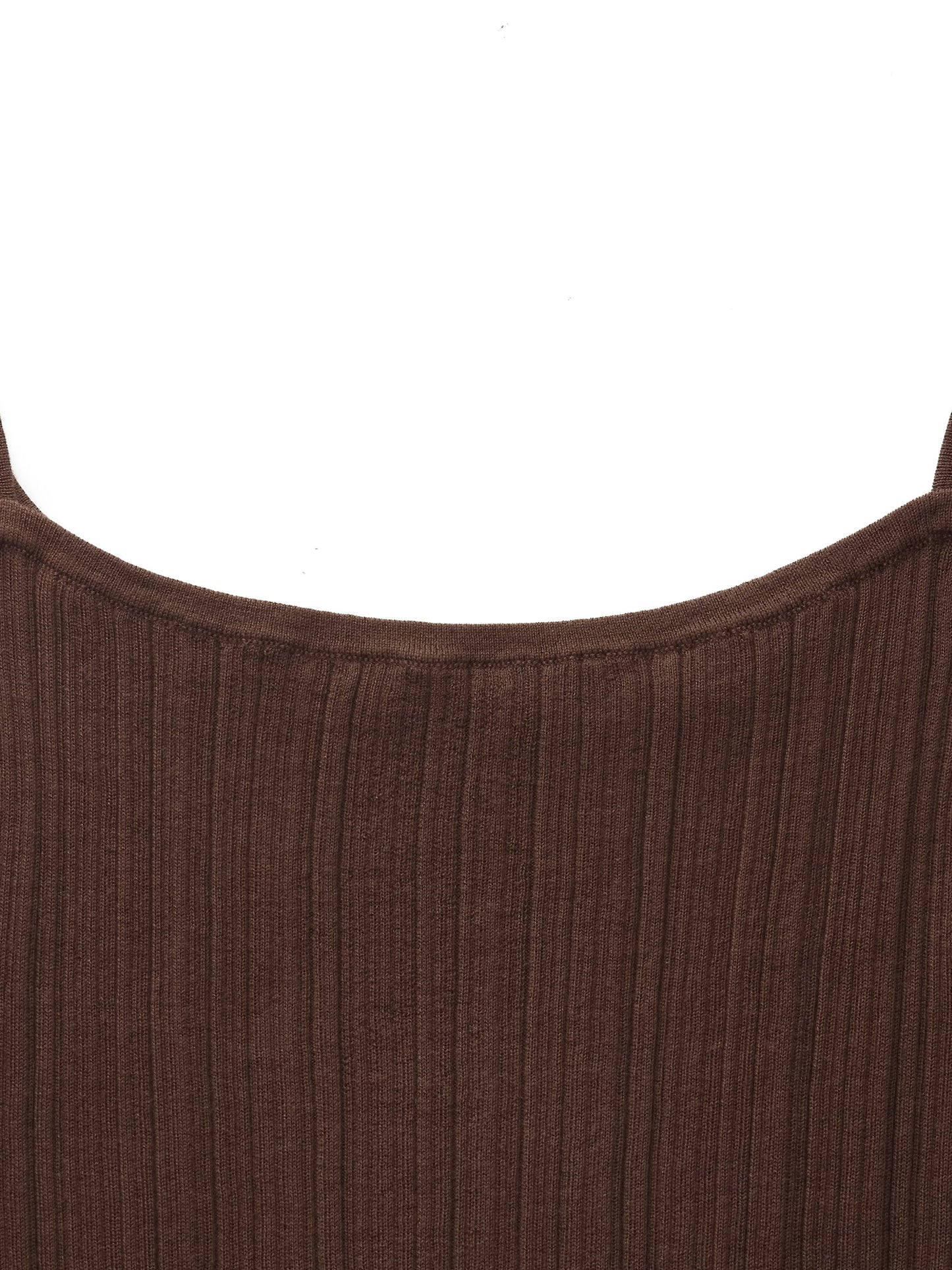 Tencel Mulberry Silk Blend Women Knit Stretchy Tank Top