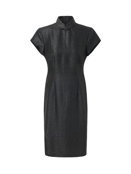 18MM Xiang Yun Silk Women Qipao Mini Dress