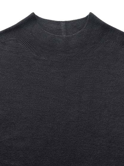 Cashmere Mulberry Silk Tencel Blend Women Knit Top