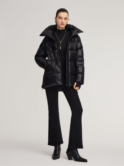Waterproof And Windproof Unisex Hooded Goose Down Jacket