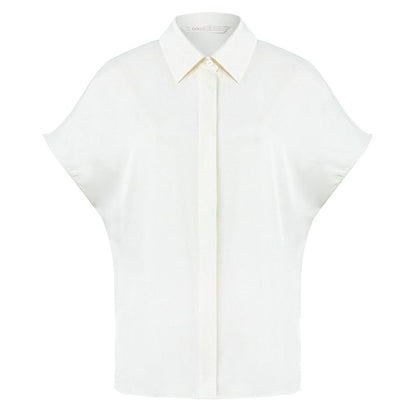 22 Momme Silk Short Sleeve Women Shirt