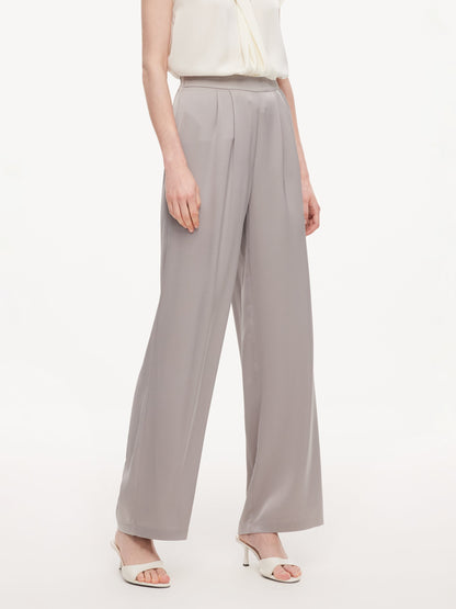 22MM Mulberry Silk Women Straight Leg Pants