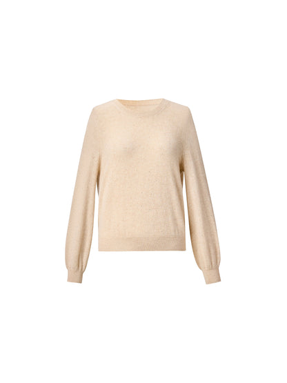 [Preview] 100% Cashmere Beaded Sequins Women Sweater