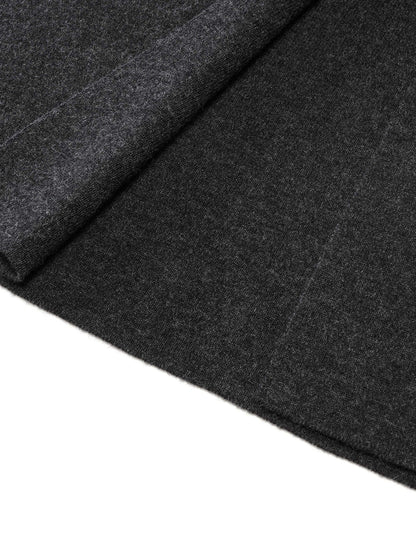 Wool Blend Back Slit Women Knit Skirt
